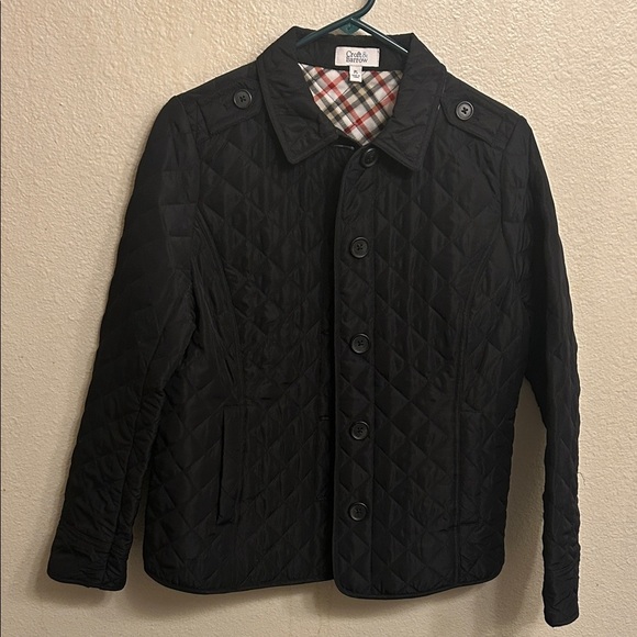 croft & barrow Jackets & Blazers - Croft & Barrow Women Black  Quilted Coat Size Small Petite